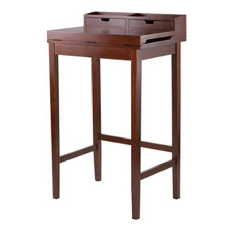 WINSOME TRADING Brighton High Desk with 2 Drawers 94628